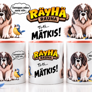 Räyhä Rauha - Ti-Ti-Tyy muki - ENNAKKOTILAUS